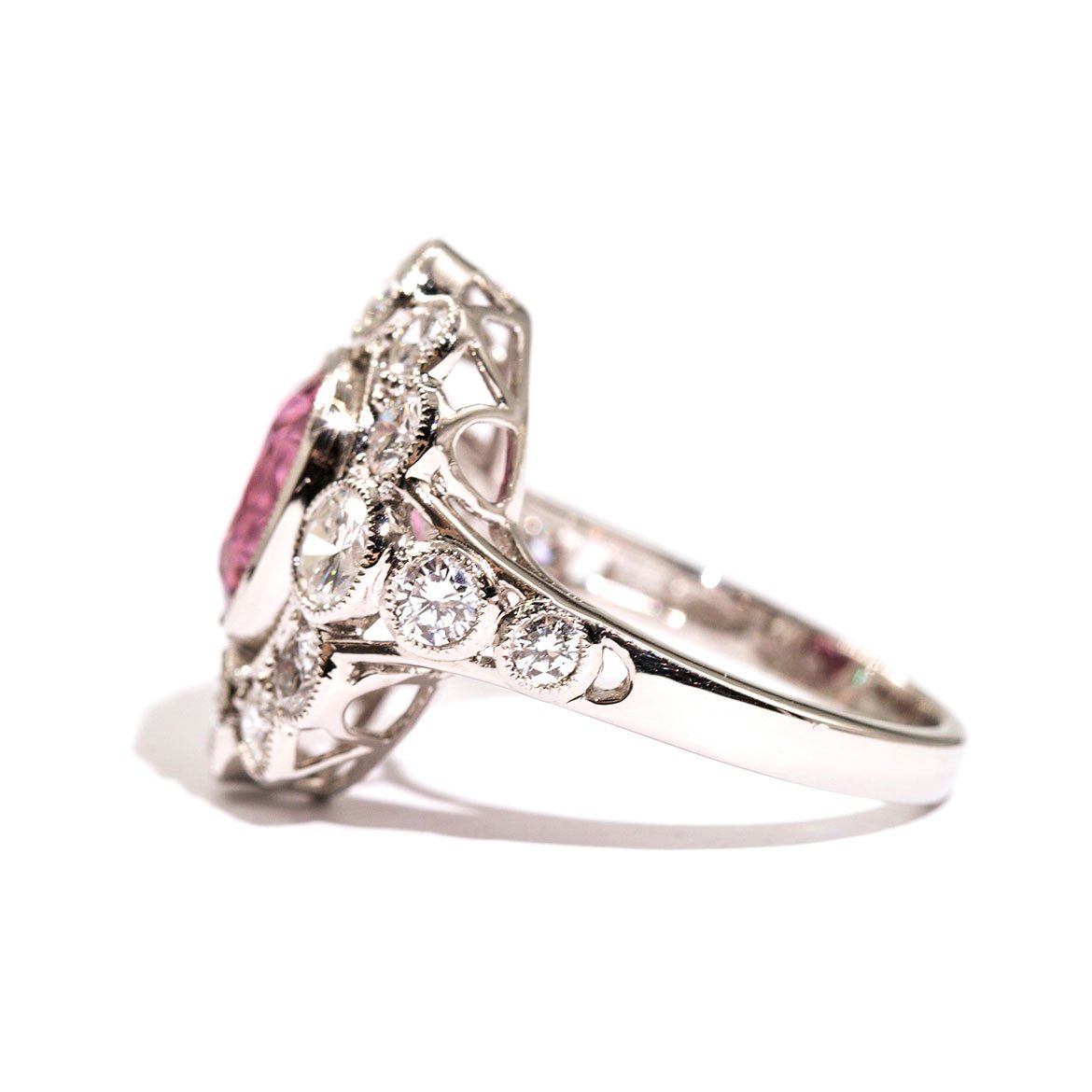 Aggie Spinel & Diamond Ring Ring Imperial Jewellery - Auctions, Antique, Vintage & Estate 