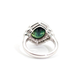 Agnes Green Sapphire and Diamond Ring Ring Imperial Jewellery - Auctions, Antique, Vintage & Estate 