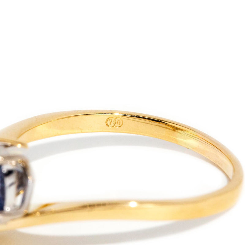 Alice Sapphire and Diamond Ring 18ct Yellow Gold* DRAFT (GEMMO INCOMPLETE) Rings Imperial Jewellery 