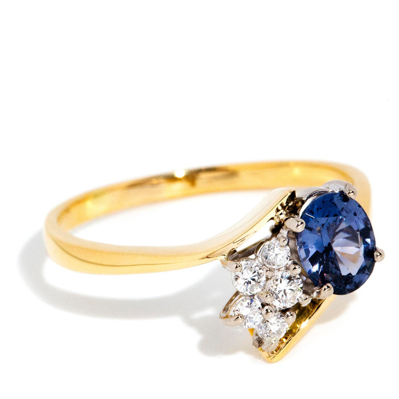 Alice Sapphire and Diamond Ring 18ct Yellow Gold* DRAFT (GEMMO INCOMPLETE) Rings Imperial Jewellery 