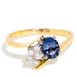 Alice Sapphire and Diamond Ring 18ct Yellow Gold* DRAFT (GEMMO INCOMPLETE) Rings Imperial Jewellery Imperial Jewellery - Hamilton 