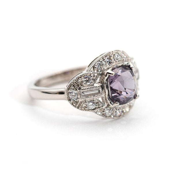 Amina Grey Spinel and Diamond Ring Ring Imperial Jewellery - Auctions, Antique, Vintage & Estate 