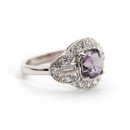 Amina Grey Spinel and Diamond Ring Ring Imperial Jewellery - Auctions, Antique, Vintage & Estate 