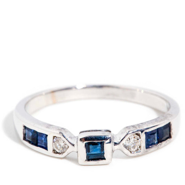 Amory 1990s Sapphire & Diamond 18 Carat Gold Ring* OB Rings Imperial Jewellery Imperial Jewellery - Hamilton 