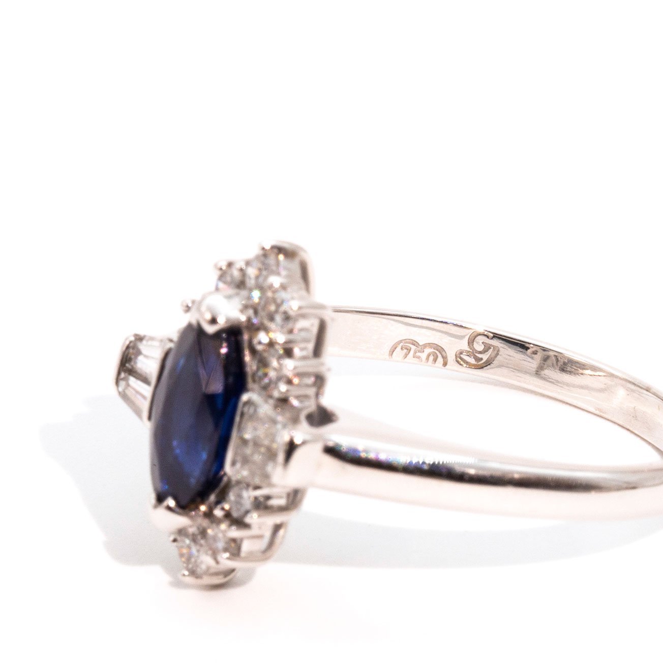 Sapphire and Diamond Ring