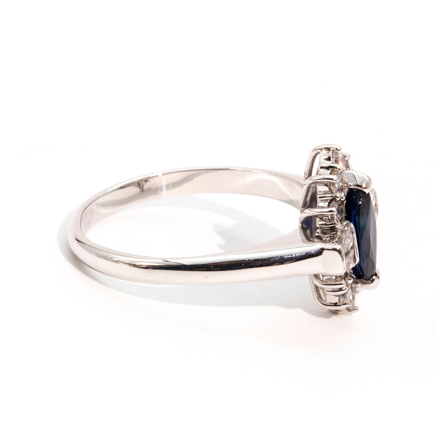 Sapphire and Diamond Ring
