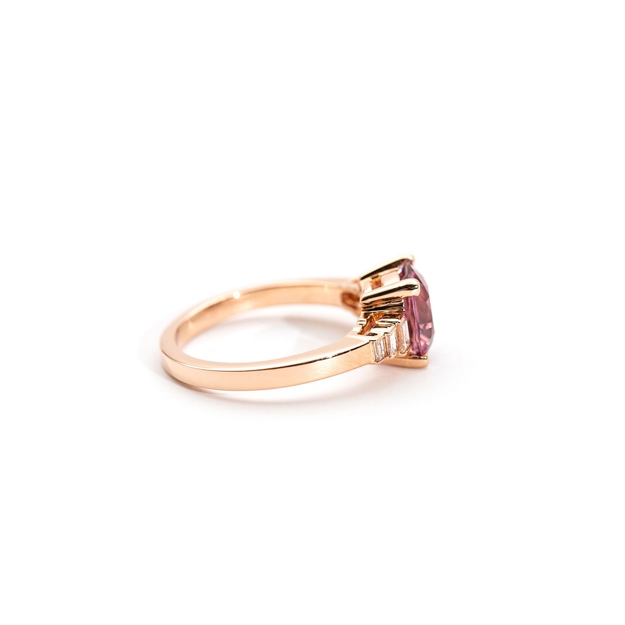 Angelina Pink Spinel and Diamond Ring Ring Imperial Jewellery - Auctions, Antique, Vintage & Estate 