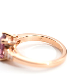 Angelina Pink Spinel and Diamond Ring Ring Imperial Jewellery - Auctions, Antique, Vintage & Estate 