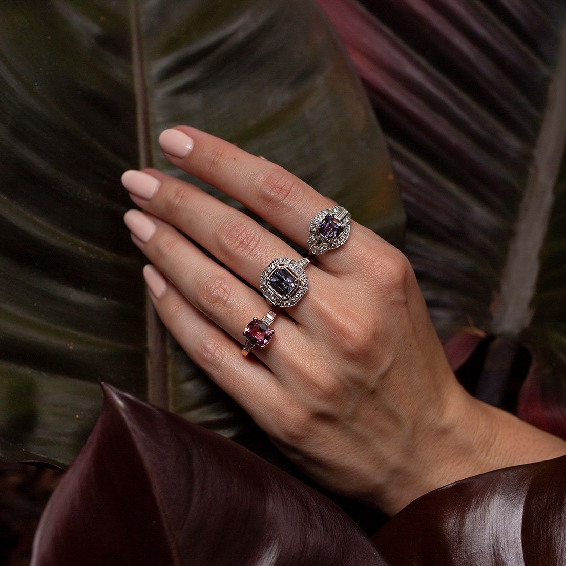 Angelina Pink Spinel and Diamond Ring Ring Imperial Jewellery - Auctions, Antique, Vintage & Estate 