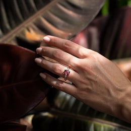 Angelina Pink Spinel and Diamond Ring Ring Imperial Jewellery - Auctions, Antique, Vintage & Estate 