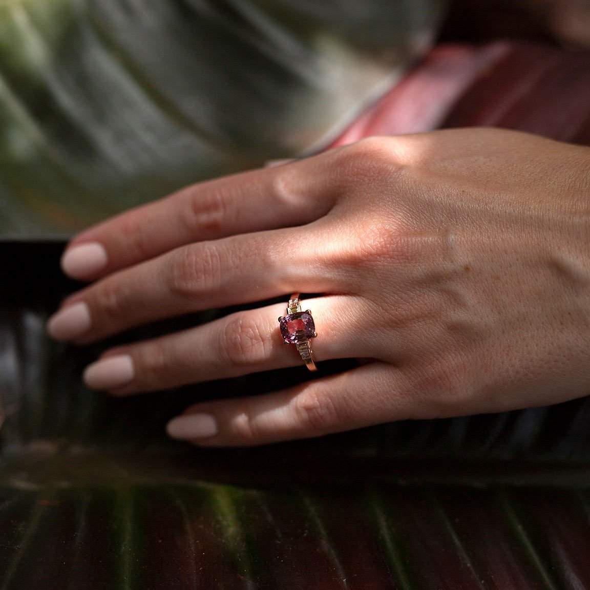 Angelina Pink Spinel and Diamond Ring Ring Imperial Jewellery - Auctions, Antique, Vintage & Estate 