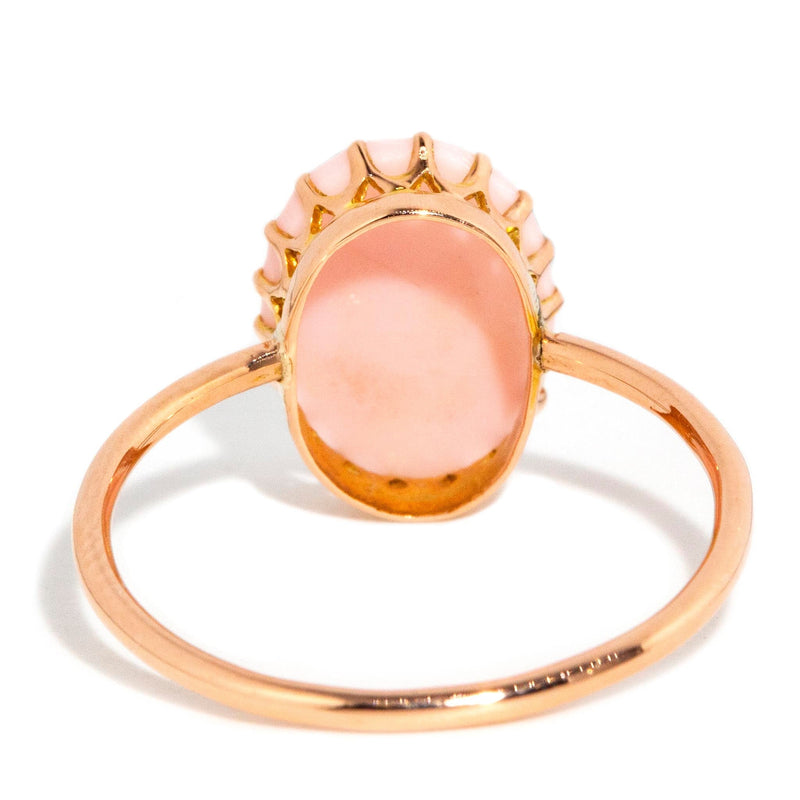 Anja 1960s Cameo 9ct Rose Gold Ring* DRAFT Rings Imperial Jewellery 