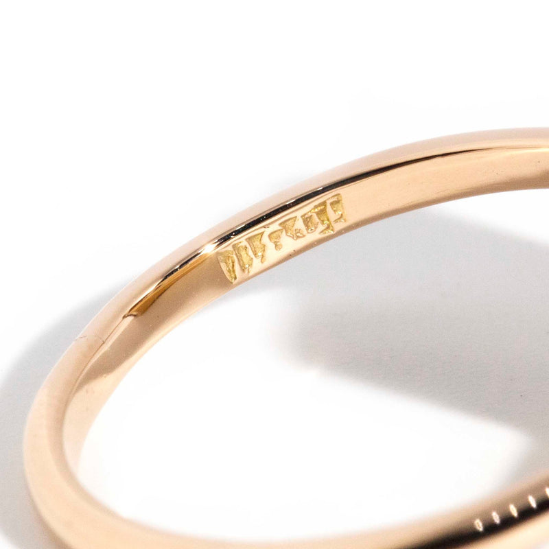 Antonia 18ct Yellow Gold Onyx & Diamond Narrow Band* OB Gemmo $ Rings Imperial Jewellery 