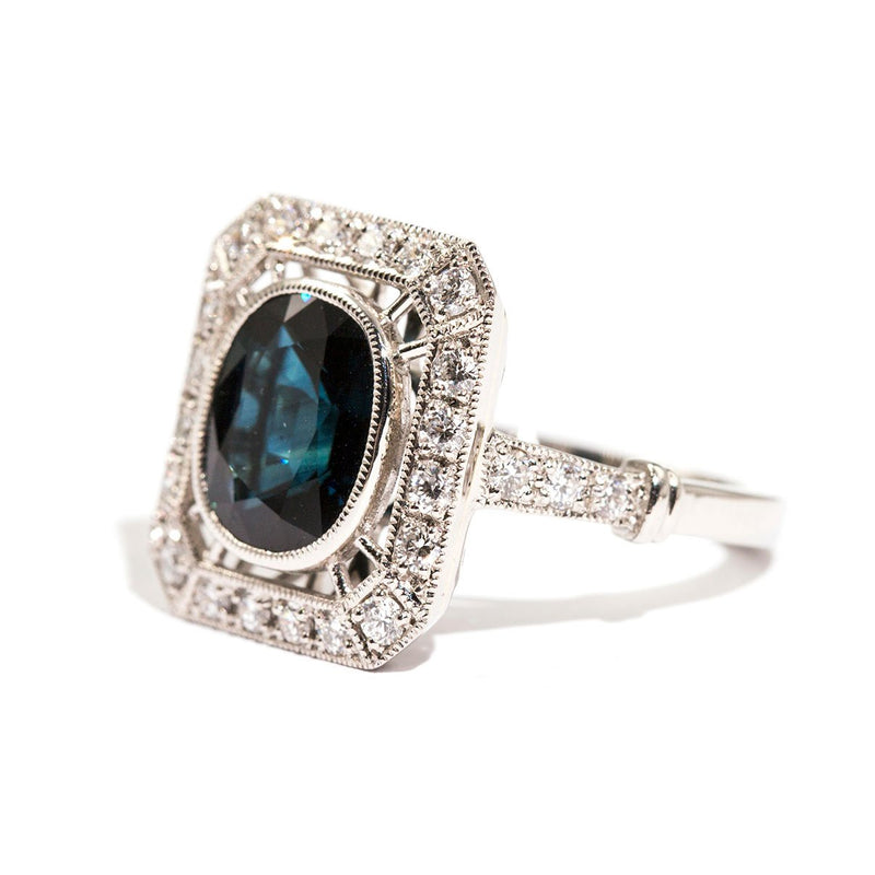 Apollo Sapphire & Diamond Ring Ring Imperial Jewellery - Auctions, Antique, Vintage & Estate 