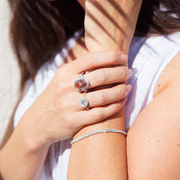 Atlas 1.83 Carat Diamond Platinum Halo Engagement Ring Rings Imperial Jewellery - Auctions, Antique, Vintage & Estate