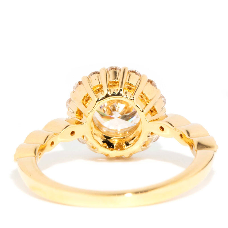 Atlas GIA Certified 1.01ct Diamond Halo Ring Rings Imperial Jewellery 