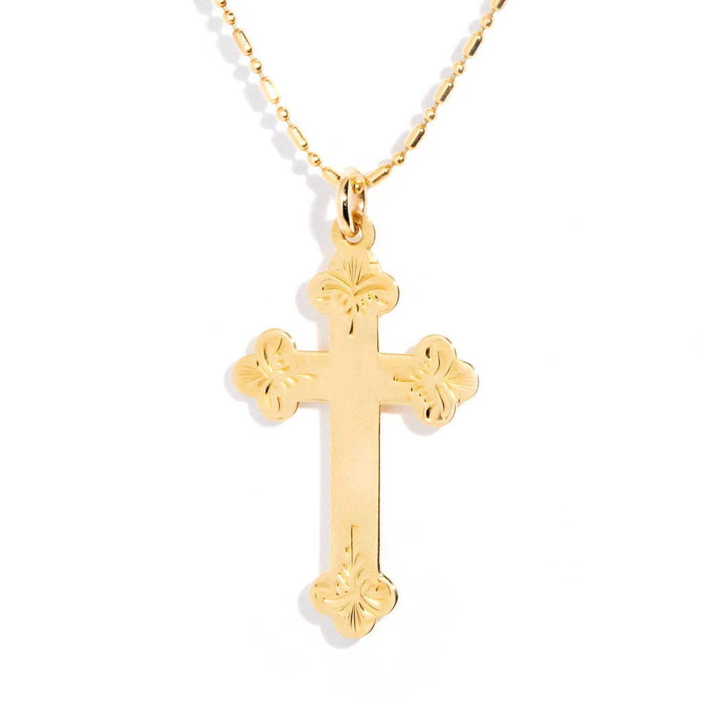 Baby cross shop necklace gold
