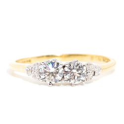 Aubrie 18 Carat Yellow White Gold Diamond Ring** Rings Imperial Jewellery Imperial Jewellery - Hamilton 