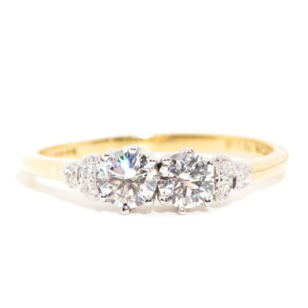 Aubrie 18 Carat Yellow White Gold Diamond Ring** Rings Imperial Jewellery Imperial Jewellery - Hamilton 