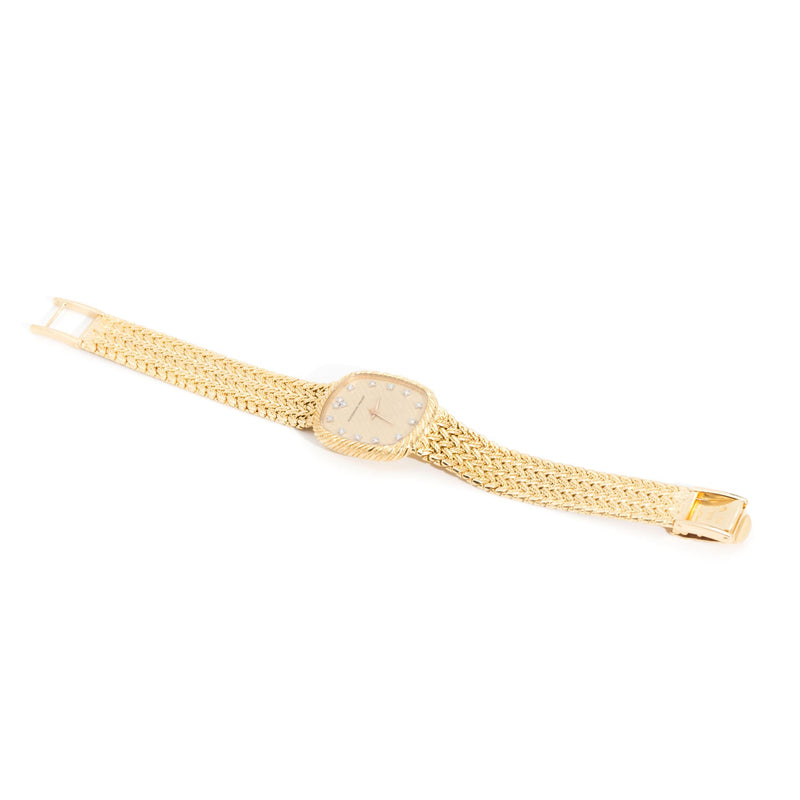 Audemars Piguet 18 Carat Yellow Gold Diamond Watch Watches Audemars Piguet