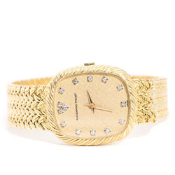 Audemars Piguet 18 Carat Yellow Gold Diamond Watch Watches Audemars Piguet Imperial Jewellery - Hamilton