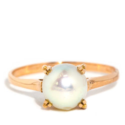 Aya 1970s Pearl Vintage Ring 18ct Gold* DRAFT Rings Imperial Jewellery Imperial Jewellery - Hamilton 
