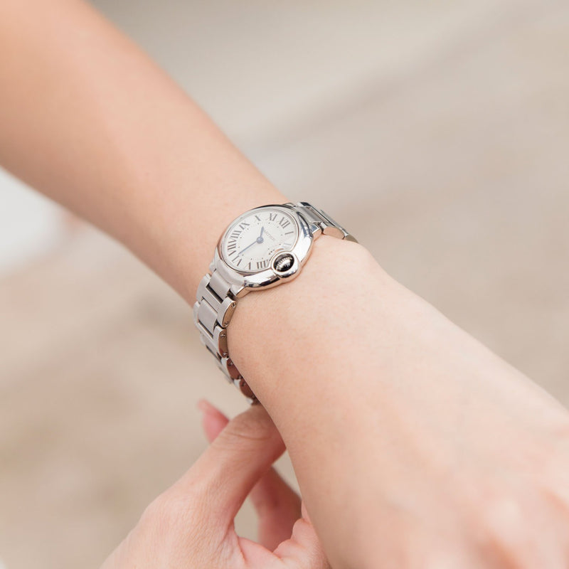 Ballon Bleu De Cartier Pre Loved Ladies Stainless Steel Watch