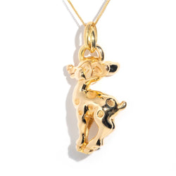 Bambina 18ct Gold Deer Pendant & 14ct Chain Pendants/Necklaces Imperial Jewellery Imperial Jewellery - Toowoomba 