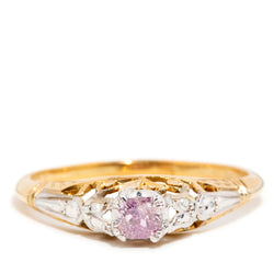 Bella Circa 1960s Pink Diamond Filigree Ring 9ct Gold* DRAFT Rings Imperial Jewellery Imperial Jewellery - Hamilton 