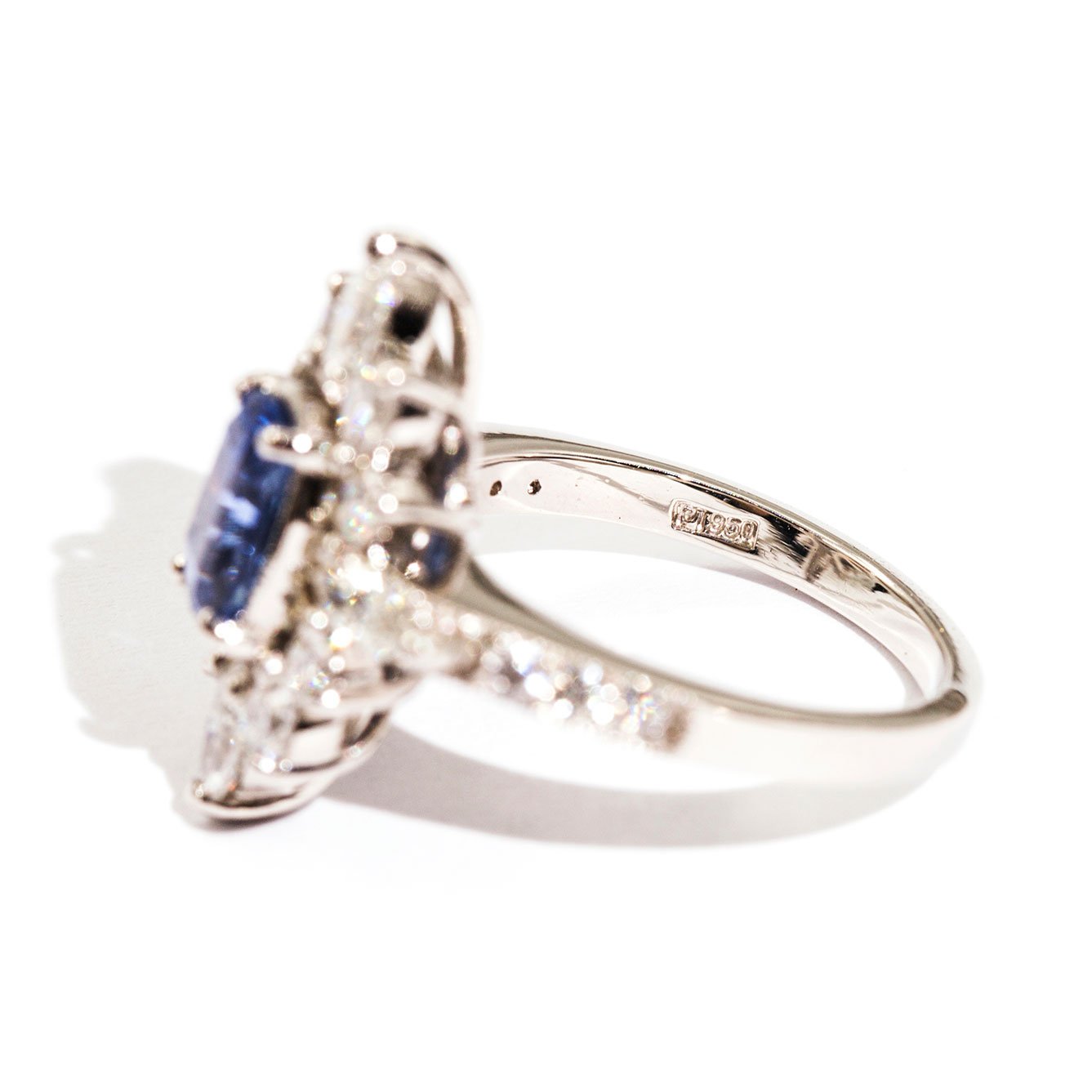 Bicheno Sapphire & Diamond Ring Ring Imperial Jewellery - Auctions, Antique, Vintage & Estate 