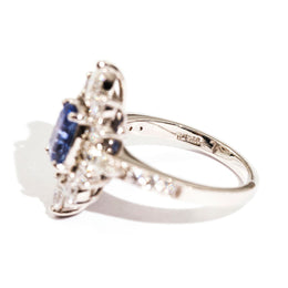 Bicheno Sapphire & Diamond Ring Ring Imperial Jewellery - Auctions, Antique, Vintage & Estate 