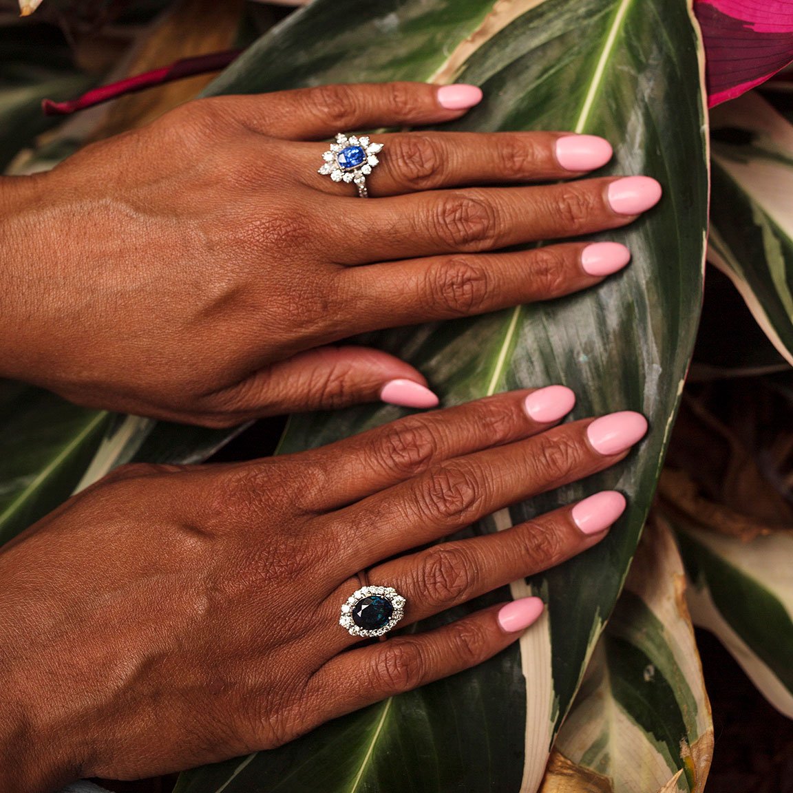 Bicheno Sapphire & Diamond Ring Ring Imperial Jewellery - Auctions, Antique, Vintage & Estate 