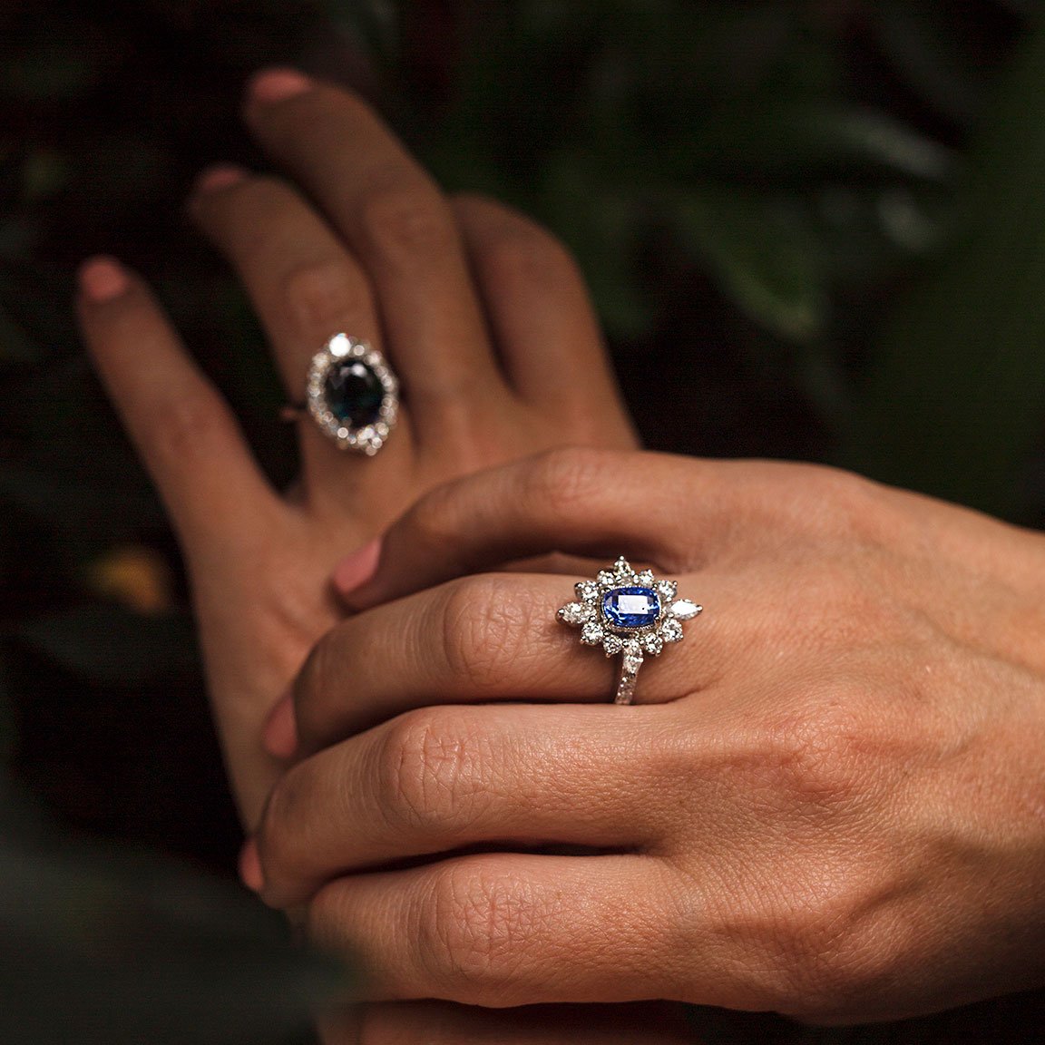 Bicheno Sapphire & Diamond Ring Ring Imperial Jewellery - Auctions, Antique, Vintage & Estate 