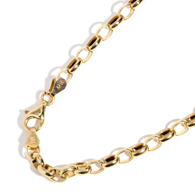 Bindi 1980s Diamond Cut Heavy Chain 9ct Gold* DRAFT Pendants/Necklaces Imperial Jewellery 