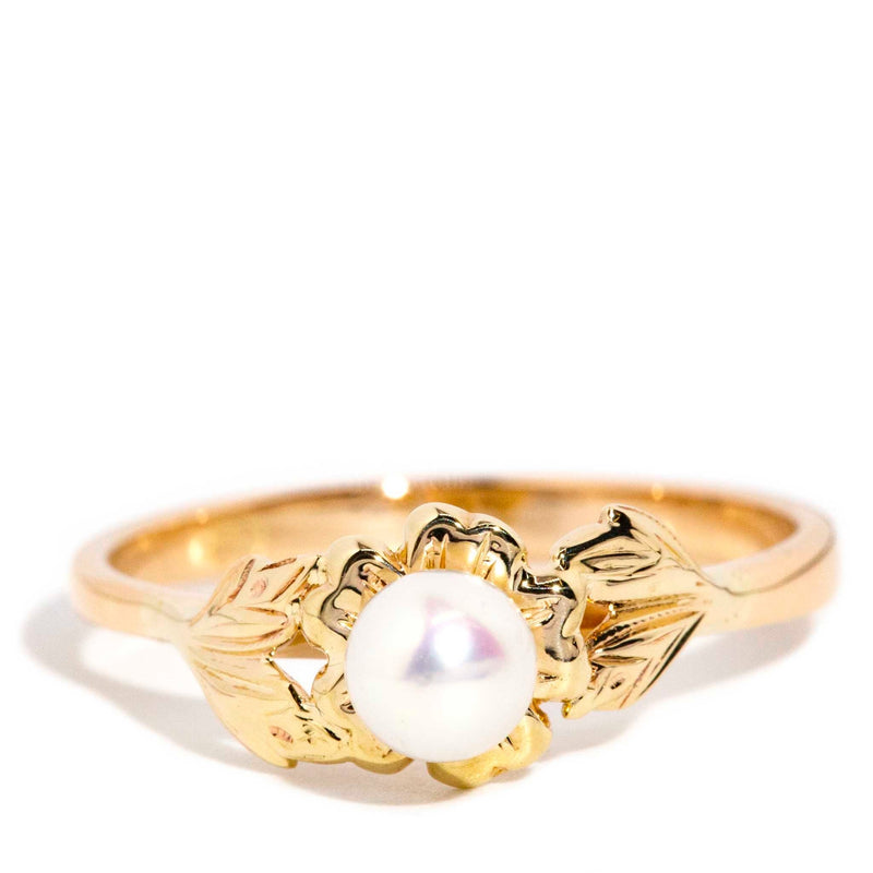 Blythe 1960s Cultured Pearl Ring 14ct Gold* DRAFT Rings Imperial Jewellery Imperial Jewellery - Hamilton 