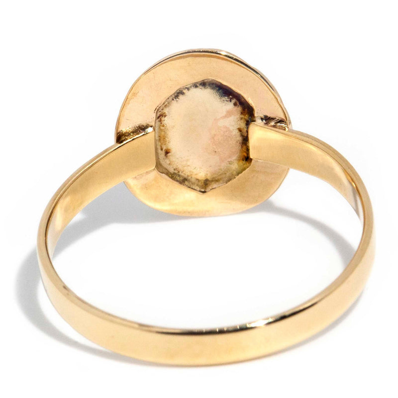 Cadence Circa 1950s 10ct Yellow Gold Cameo Ring WIP Rings Imperial Jewellery 