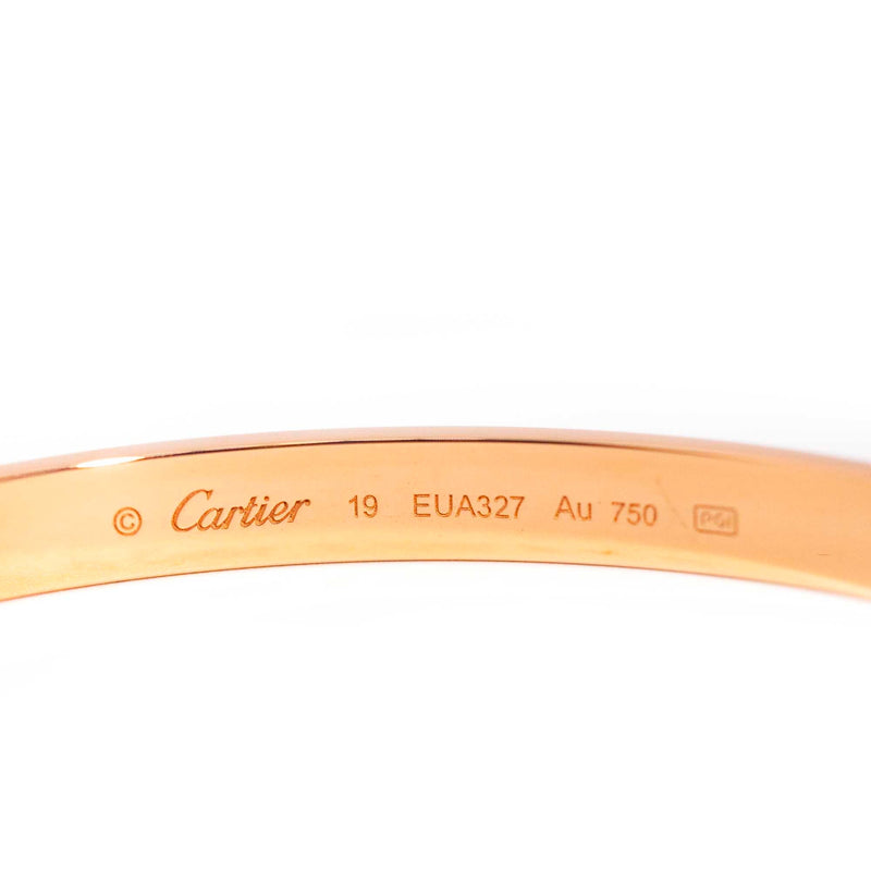 Cartier 18ct Rose Gold 6.1mm Love Link Bangle Bracelets/Bangles Imperial Jewellery