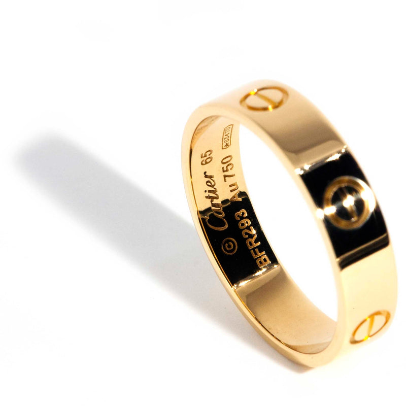 Cartier 18ct Yellow Gold "Love" Ring* GTG Rings Cartier 