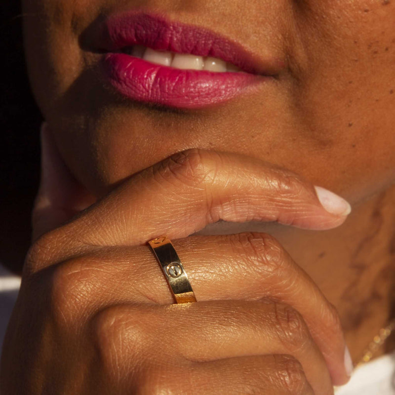 Cartier Love Ring 3 Diamonds White Gold