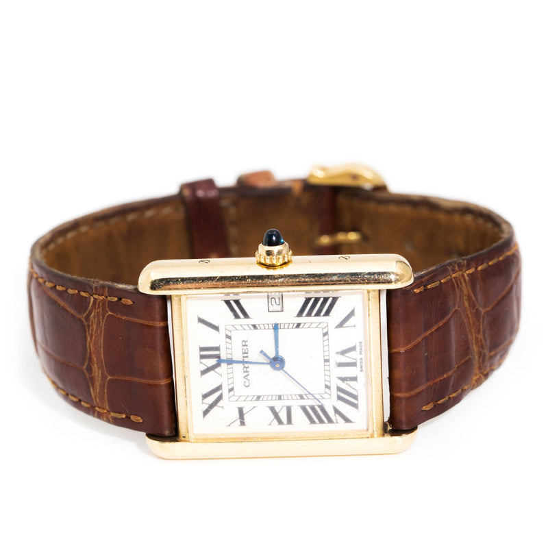Cartier Tank 18 Carat Gold Vintage Watch Circa 2000 Watches Gucci Imperial Jewellery - Hamilton