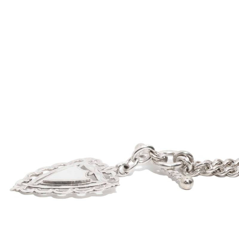 Charlotte Edwardian 1907 Silver Fob Chain & Detachable Pendant* DRAFT Pendants/Necklaces Imperial Jewellery 