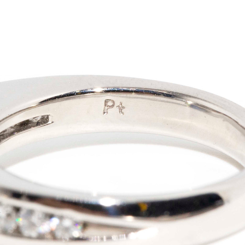 Chrissy Platinum Ceylon Sapphire Diamond Ring Rings Imperial Jewellery 