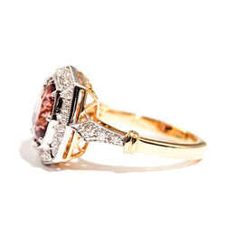 Cierra Spinel & Diamond Ring Ring Imperial Jewellery - Auctions, Antique, Vintage & Estate 