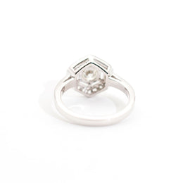 Colita 0.98 Carat Art Deco Certified Diamond Ring Ring Imperial Jewellery - Auctions, Antique, Vintage & Estate