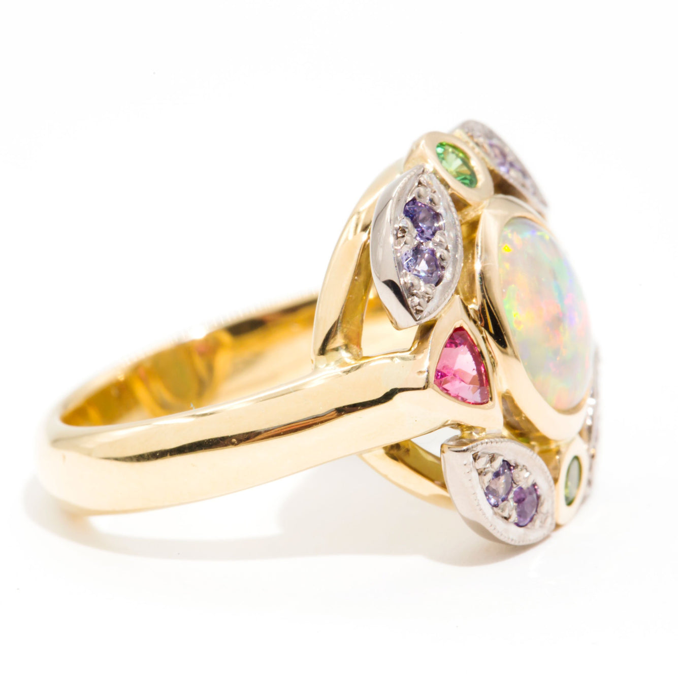 Copy of Rosie Alexandrite Spinel & Diamond Rose Gold Ring Rings Imperial Jewellery 