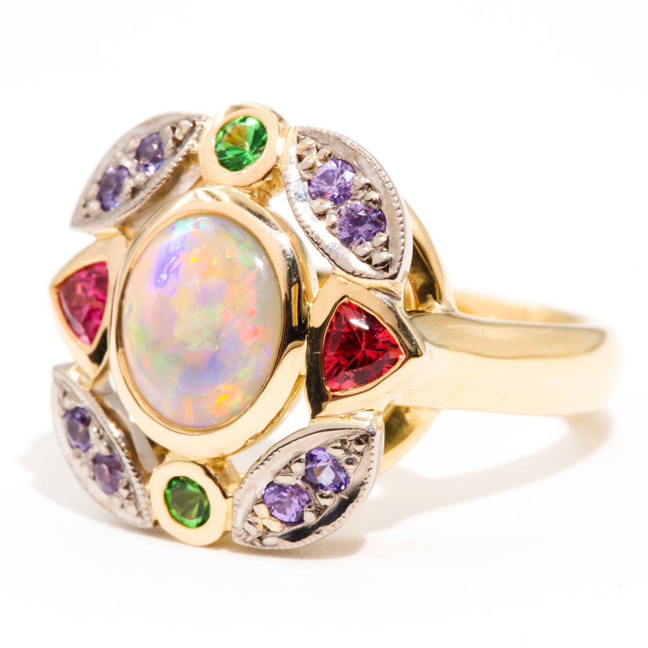 Copy of Rosie Alexandrite Spinel & Diamond Rose Gold Ring Rings Imperial Jewellery 