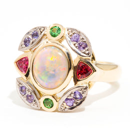 Copy of Rosie Alexandrite Spinel & Diamond Rose Gold Ring Rings Imperial Jewellery 