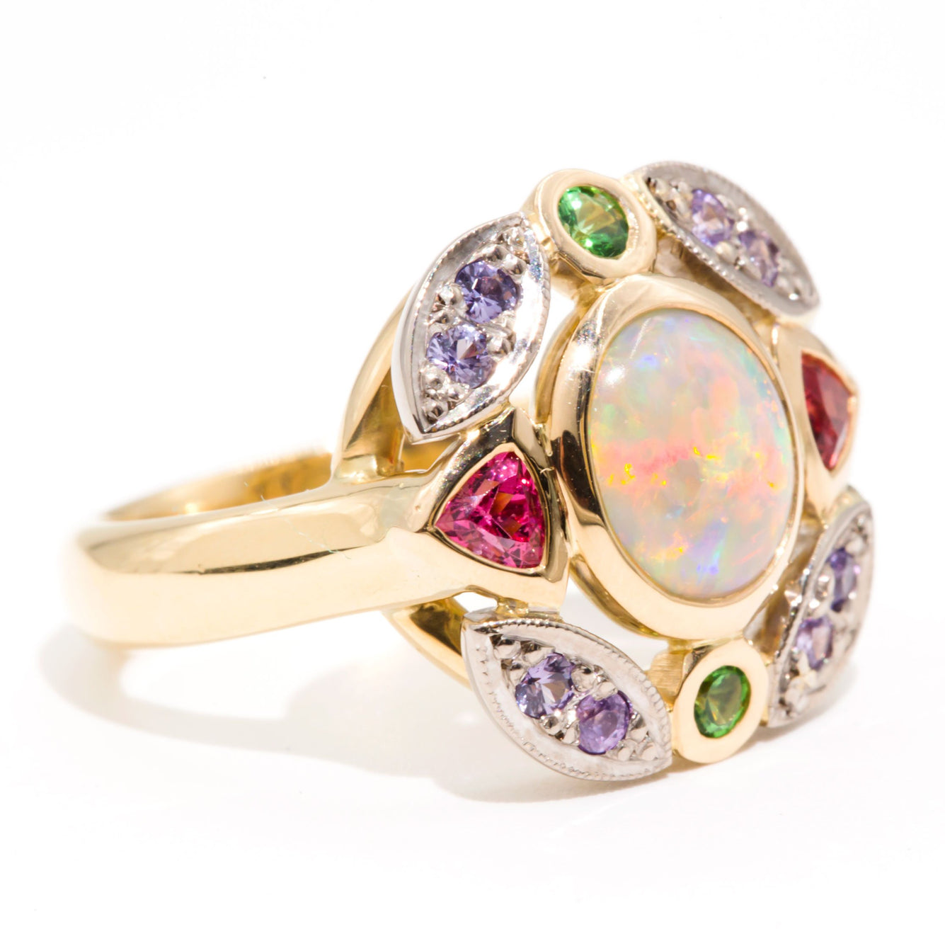Copy of Rosie Alexandrite Spinel & Diamond Rose Gold Ring Rings Imperial Jewellery 