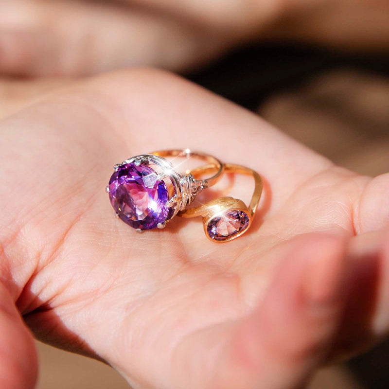 Vintage sales spinel ring