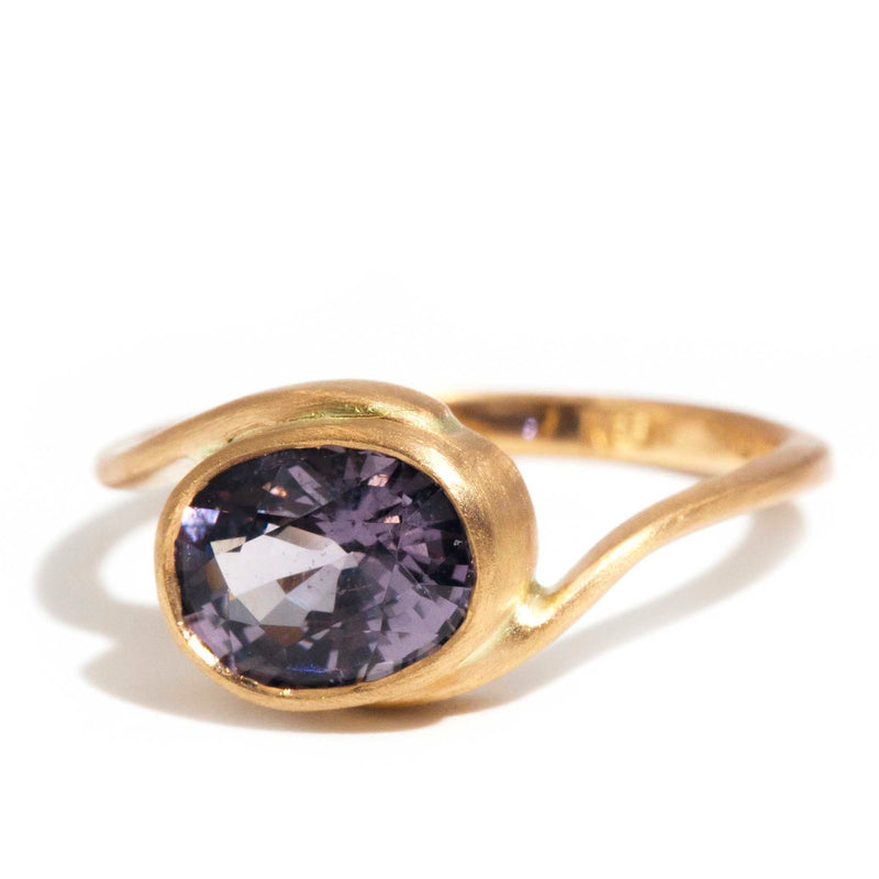 Cosmo Oval Purple Spinel Vintage 22ct Gold Ring* OB Rings Imperial Jewellery 